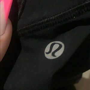 black new lulu leggings